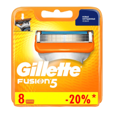Gillette fusion5 8шт касети