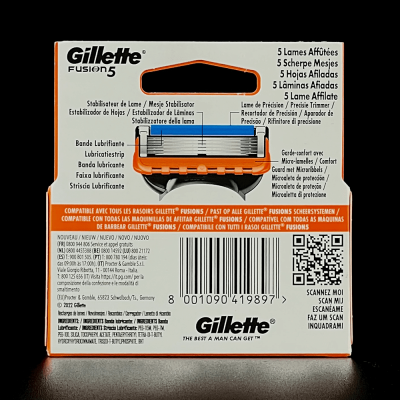 змінні касети Gillette Fusion 4шт