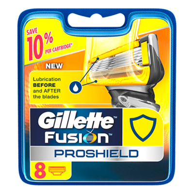 Gillette ProShield змінні касети леза до станка жілет