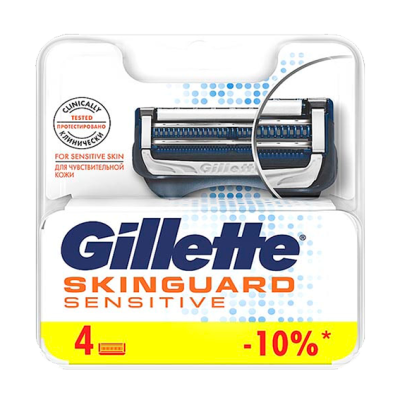 купити Gillette SkinGuard по вигідній ціні в Україні 4шт