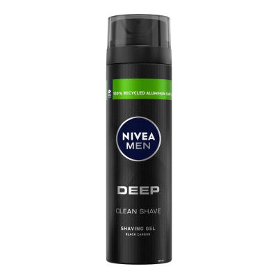 Nivea Deep Clean Shave чорний гель