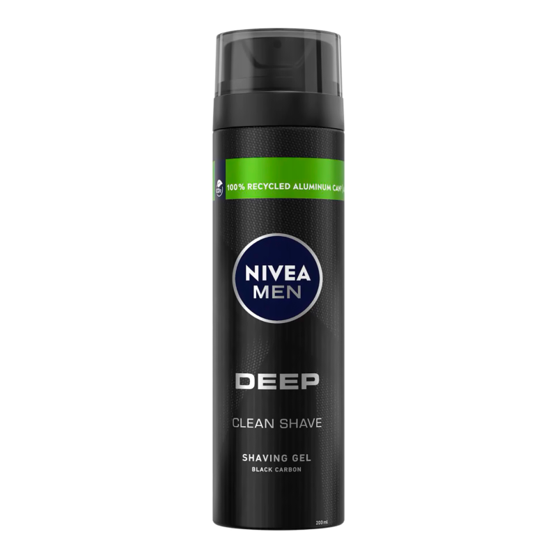Nivea Deep Clean Shave чорний гель