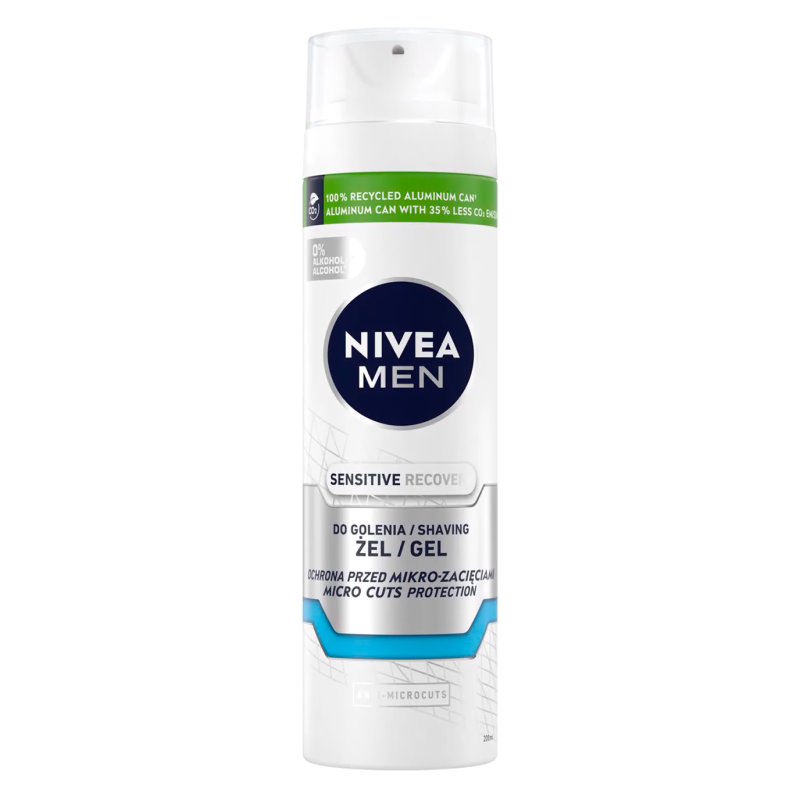 Nivea гель для гоління чутливої шкіри відновлюючий