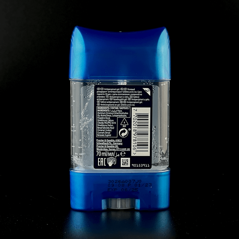 Gillette гелевий arctic ice дезодорант