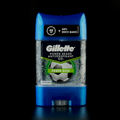 Gillette Power Rush Power Beads гелевий дезодорант