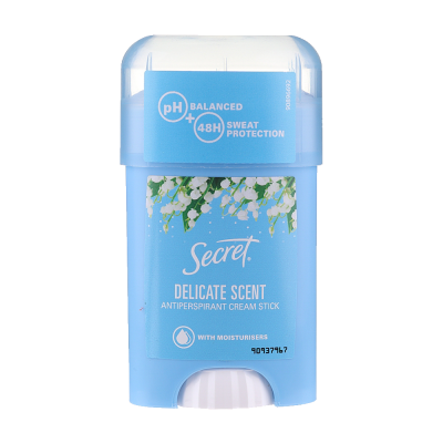 Кремовий дезодорант-антиперспірант Secret Key Platinum Power Delicate Scent