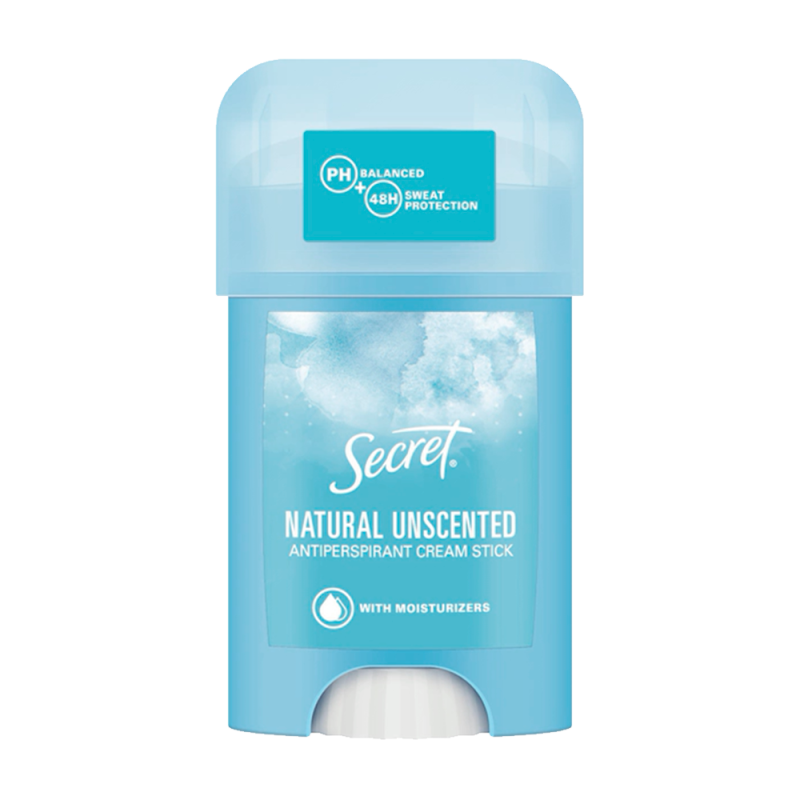 Кремовий дезодорант-антиперспірант Secret Key Platinum Power Natural Unscented