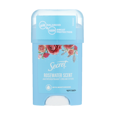 Кремовий дезодорант-антиперспірант Secret Key Platinum Power Rosewater Scent