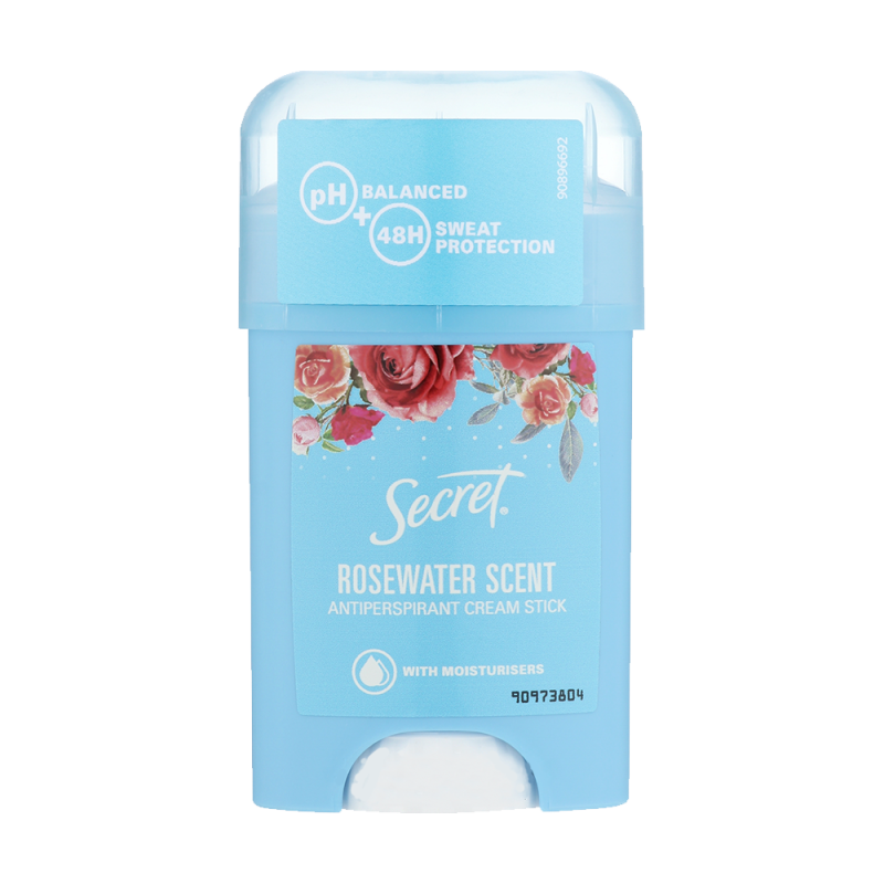 Кремовий дезодорант-антиперспірант Secret Key Platinum Power Rosewater Scent