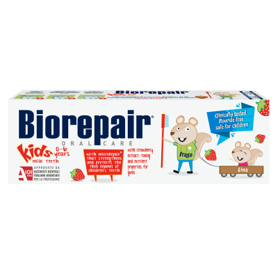 Дитяча зубна паста BioRepair Веселе мишеня (0-6 років)